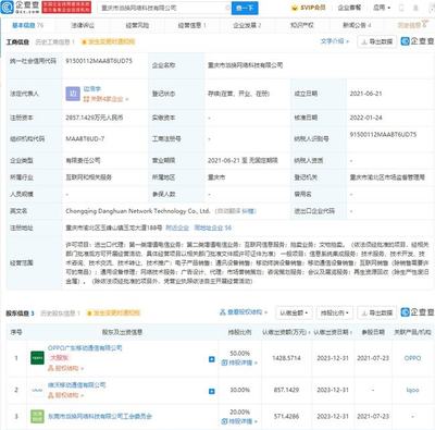vivo 投資 OPPO 關聯公司，持股 30% 布局第二類增值電信業(yè)務